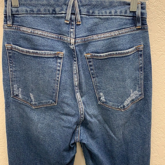 {Good American} Good Curve Jeans distressed 27 - Picture 7 of 8